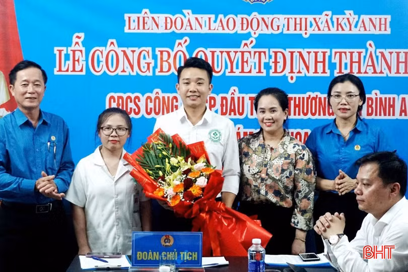 Từ đầu năm đến nay, toàn tỉnh đã thành lập được 23 công đoàn cơ sở, phát triển hơn 3.500 đoàn viên.