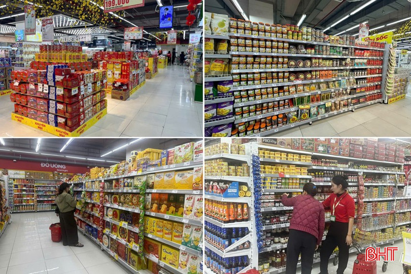 Các siêu thị, cửa hàng tạp hóa đã ưu tiên số lượng lớn hàng hóa sản xuất trong nước. bqbht_br_1.jpg