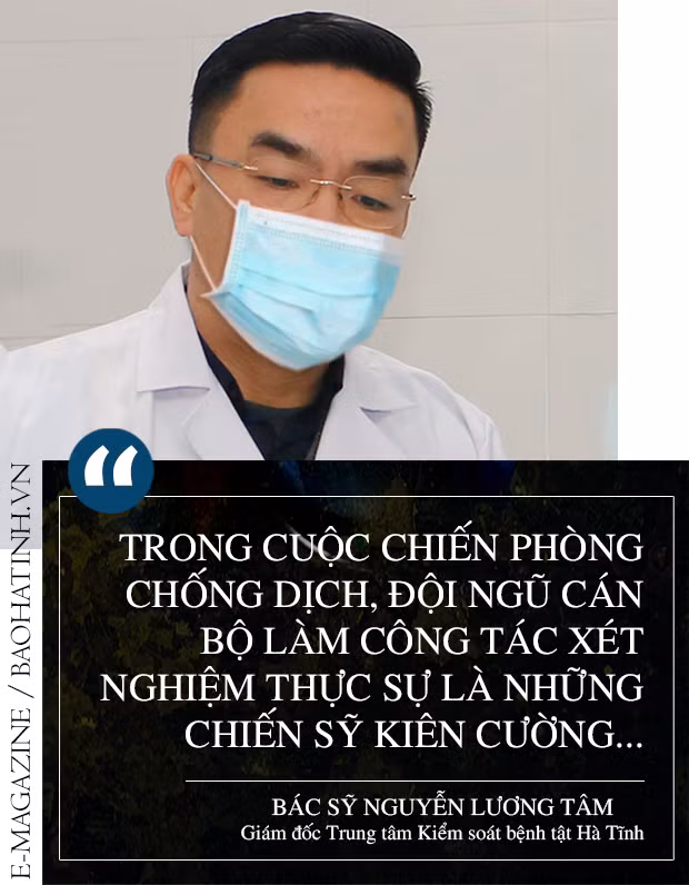 Hy sinh niềm riêng, các “chiến sỹ” CDC Hà Tĩnh vững lòng trên trận tuyến chống “giặc” Covid-19 ảnh 11 Hy sinh niềm riêng, các “chiến sỹ” CDC Hà Tĩnh vững lòng trên trận tuyến chống “giặc” Covid-19
