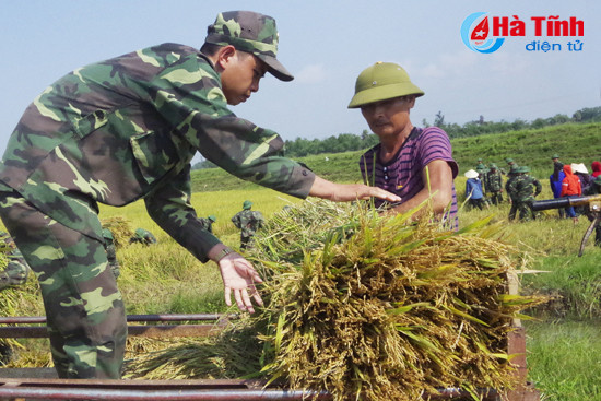 bo doi xuong dong giup dan thu hoach mua