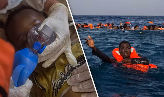 kinh hoang tau lat 200 nguoi roi xuong dia trung hai