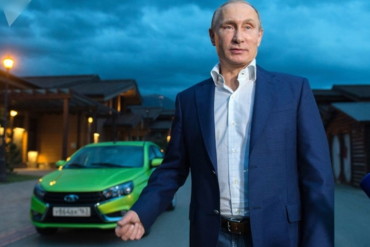 Tổng thống Nga Putin và niềm đam mê ô tô
