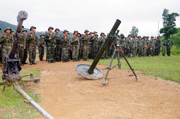 Tiểu đoàn Bộ binh 2, thực hành bắn đạn thật