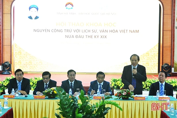Khai mạc Hội thảo khoa học Nguyễn Công Trứ với lịch sử, văn hoá Việt Nam