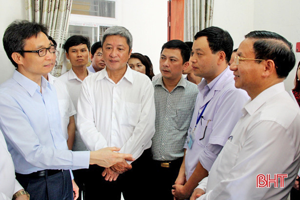 Phó Thủ tướng Chính phủ Vũ Đức Đam thăm, làm việc tại Hà Tĩnh