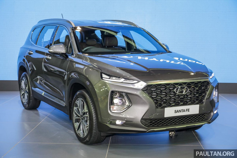 Hyundai Santa Fe 2019 về Malaysia trước Việt Nam, giá gần 45.000 USD