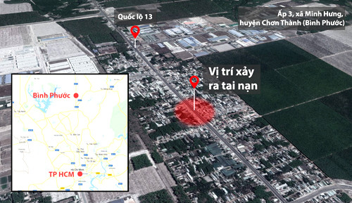 Xe bồn chở xăng gây cháy hàng loạt nhà, 6 người chết