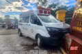 Hà Tĩnh: Xe cứu thương va chạm xe máy, 1 phụ nữ bị thương nặng