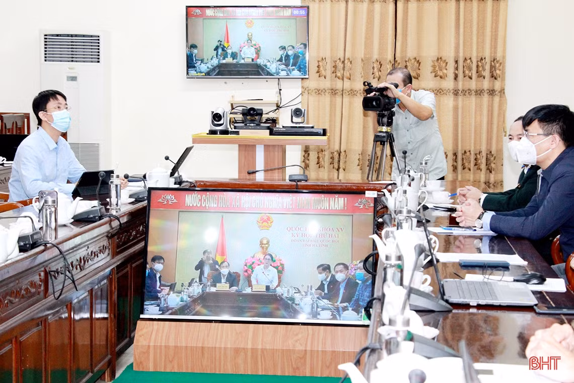 Đoàn ĐBQH Hà Tĩnh: Tổ chức phiên tòa trực tuyến là yêu cầu cấp thiết