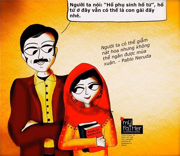 am long bo tranh bo la nguoi dan ong vi dai nhat cua con gai