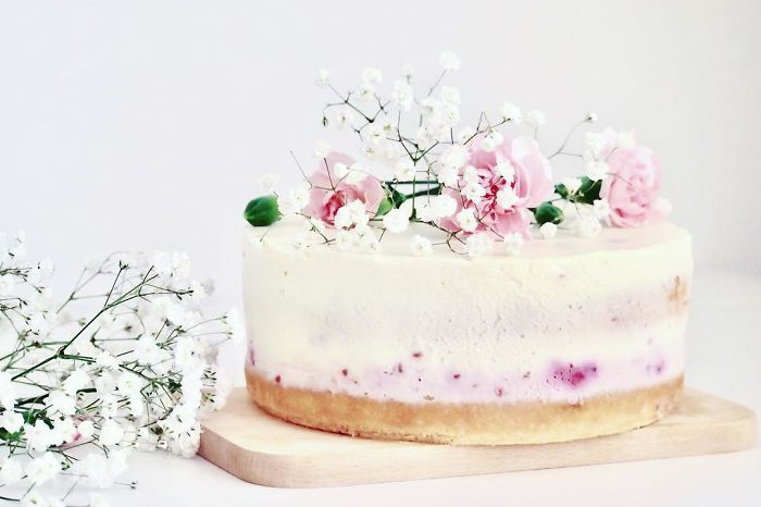 photo mua xuan tren nhung chiec banh kem