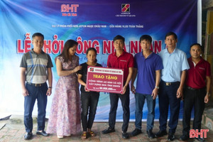 Báo Hà Tĩnh khởi công nhà nhân ái thứ 45 