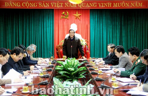 Bí thư Tỉnh ủy Nguyễn Thanh Bình: Việc tổ chức kỷ niệm các ngày lễ lớn phải đảm bảo trang trọng, tiết kiệm, thể hiện và phát huy truyền thống yêu nước, chủ nghĩa anh hùng cách mạng, tinh thần đoàn kết, niềm tự hào, ý chí tự cường dân tộc và quê hương Hà Tĩnh