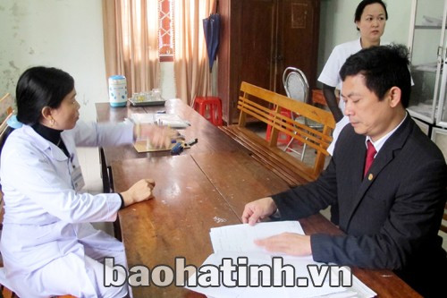 Lãnh đạo Sở Y tế kiểm tra công tác phòng chống dịch tại Bệnh viện ĐK Kỳ Anh