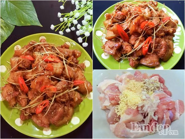 mon thit ba chi rang sa ot cho ngay thu se lanh