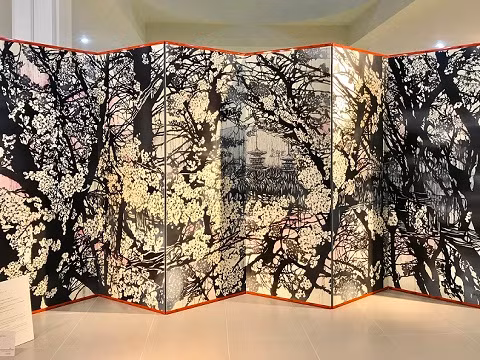 ngam viet nam trong the gioi thu nho tren tranh nhuom nghin nam katazome nhat ban