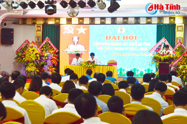 nganh xay dung mitraco ha tinh dai hoi cong doan nhiem ky 2017 2022