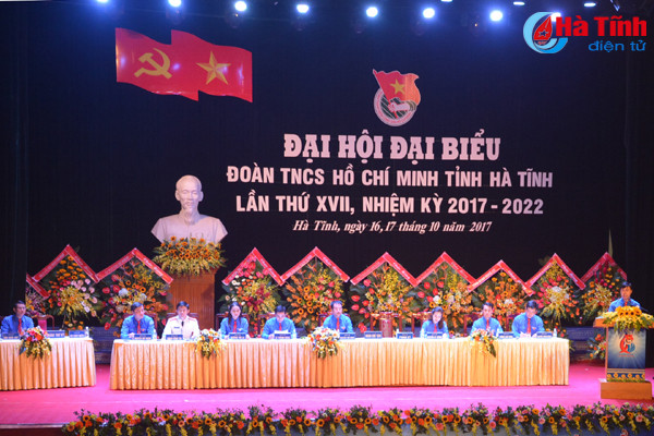 khai mac trong the dai hoi doan tncs ho chi minh tinh ha tinh lan thu xvii