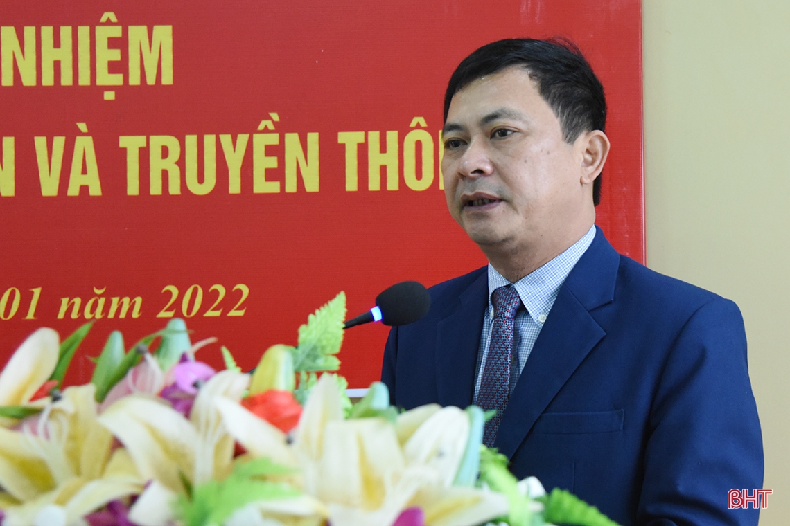 Công bố quyết định bổ nhiệm Phó Giám đốc Sở TT&TT Hà Tĩnh