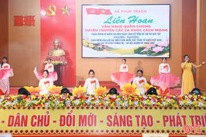 Rộn ràng giai điệu cách mạng mừng 120 năm Ngày sinh Tổng Bí thư Hà Huy Tập