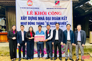 Xây nhà tình nghĩa cho hoàn cảnh đặc biệt khó khăn ở Hương Đô