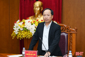 Thống nhất nhiệm vụ của đoàn đại biểu Hà Tĩnh dự Đại hội Đảng toàn quốc lần thứ XIV