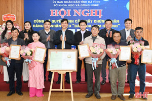 Công bố Nhãn hiệu chứng nhận “Bánh đa nem Hà Tĩnh”