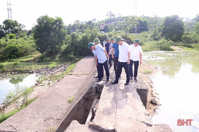 Chủ động ứng phó thiên tai, bảo vệ các vị trí trọng yếu trên tuyến đê La Giang