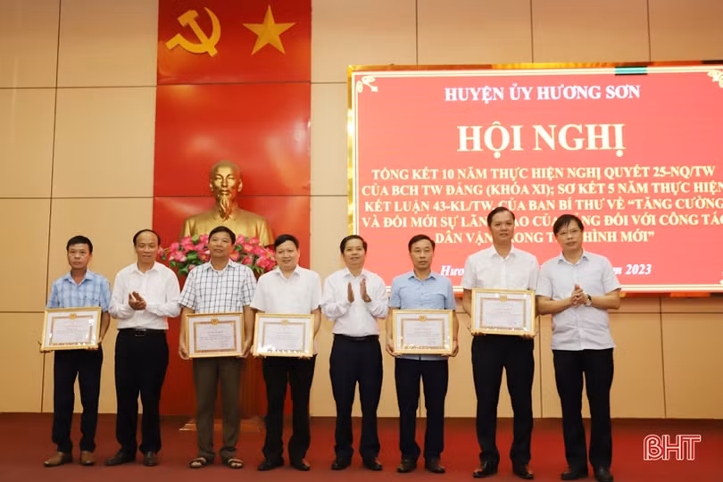 Hương Sơn xây dựng 1.150 mô hình “dân vận khéo”