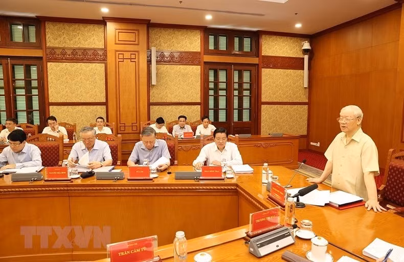 Tổng Bí thư chủ trì họp Ban Chỉ đạo Trung ương về phòng, chống tham nhũng