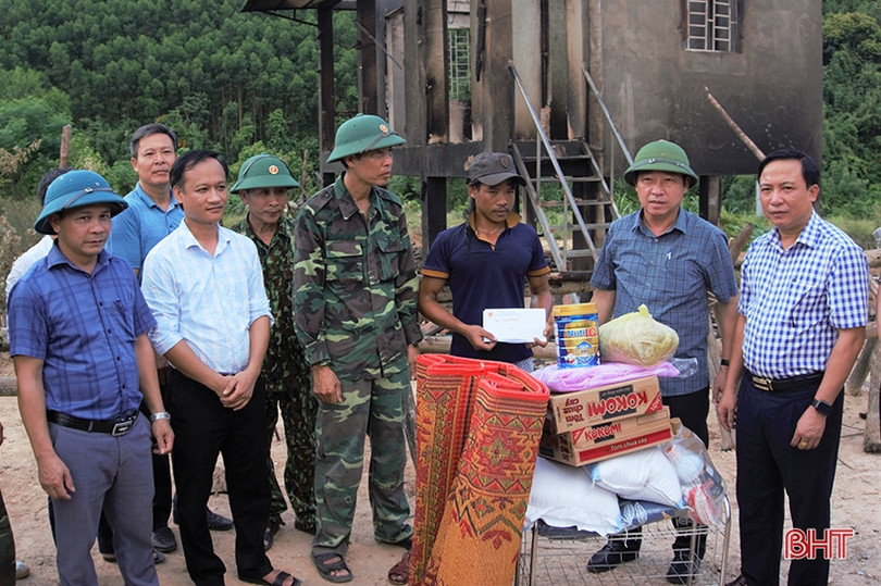 “Bà hỏa” thiêu rụi ngôi nhà của 1 hộ dân tộc Chứt 