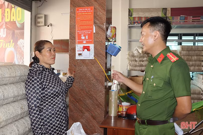 Khu dân cư đầu tiên ở Cẩm Xuyên phủ kín “Nhà tôi có bình chữa cháy”