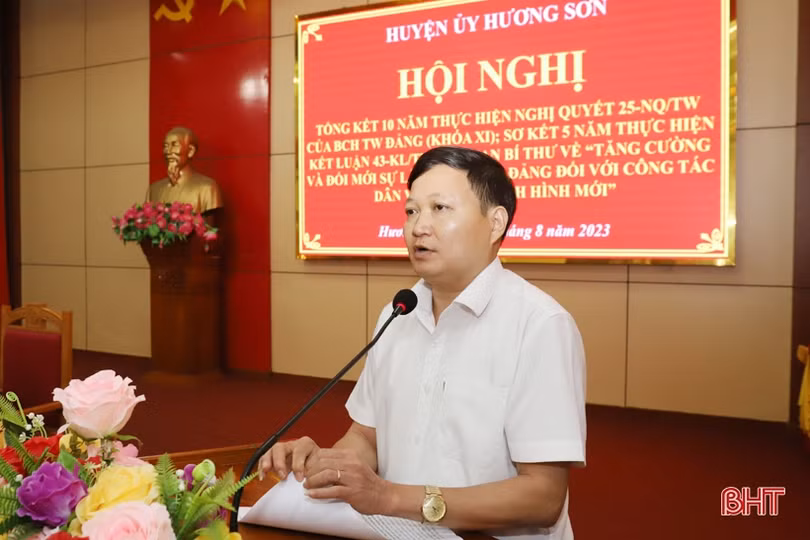 Hương Sơn xây dựng 1.150 mô hình “dân vận khéo”