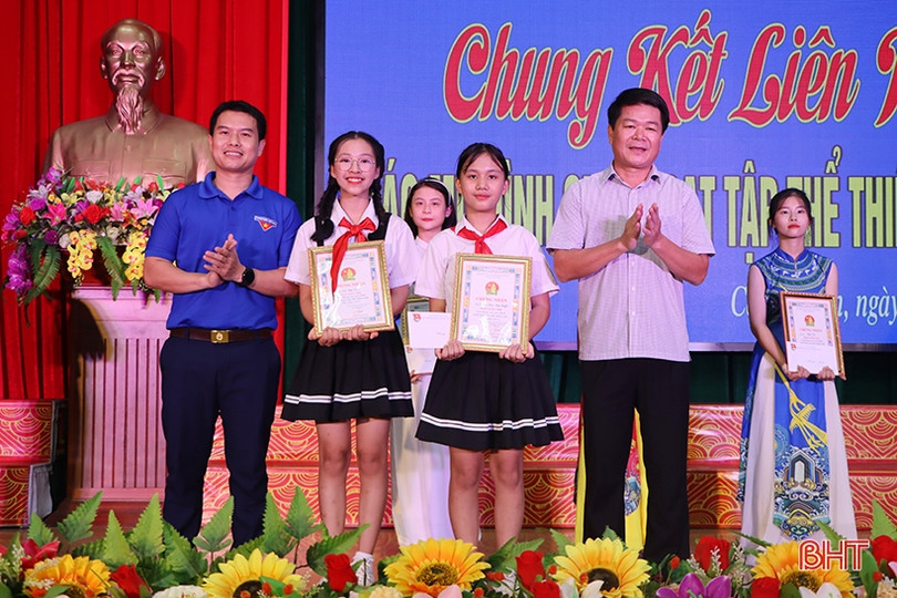 Chung kết sân chơi bổ ích cho thiếu nhi Cẩm Xuyên