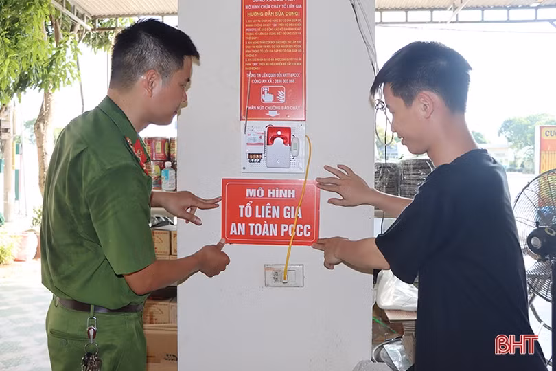 Khu dân cư đầu tiên ở Cẩm Xuyên phủ kín “Nhà tôi có bình chữa cháy”