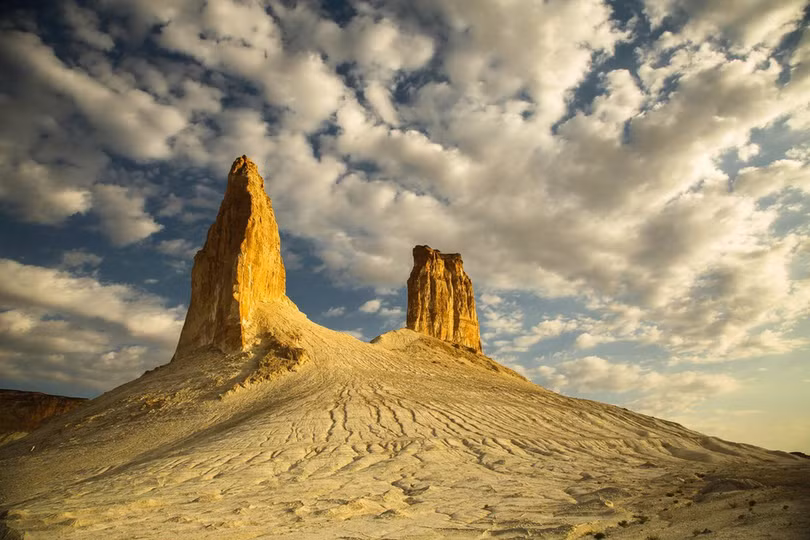 Sa mạc đất sét trải dài qua 3 quốc gia ở châu Á