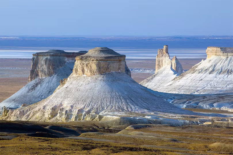 Sa mạc đất sét trải dài qua 3 quốc gia ở châu Á