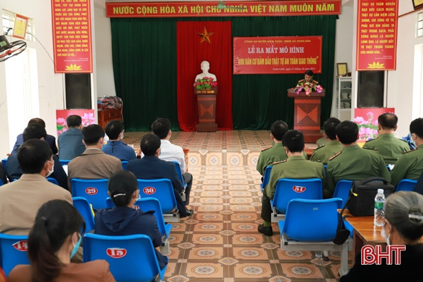 Ra mắt khu dân cư đảm bảo trật tự an toàn giao thông ở Nghi Xuân