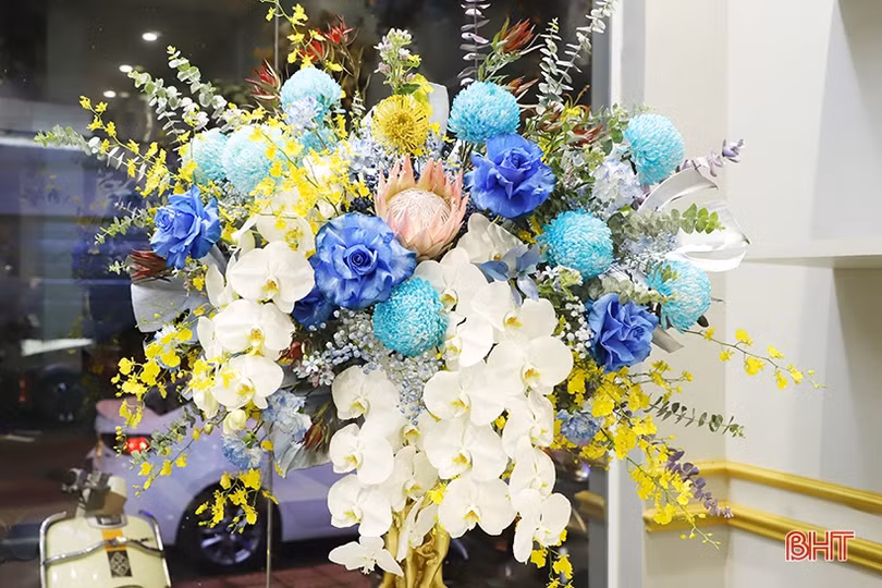 Hoa tươi tại TP Hà Tĩnh “đắt hàng” dịp lễ 20/10