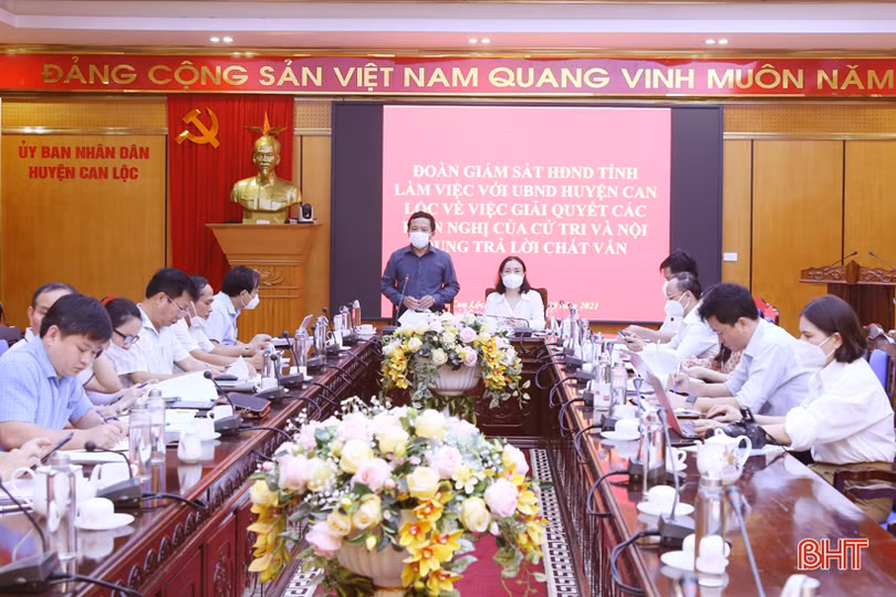 Can Lộc tiếp tục quan tâm, siết chặt công tác quản lý nhà nước về đất đai