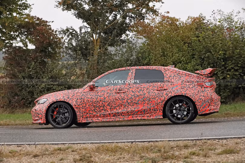 Hé lộ thiết kế của Honda Civic Type R 2022