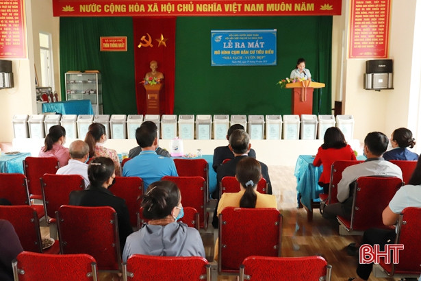 Ra mắt mô hình “nhà sạch - vườn đẹp” đầu tiên ở Nghi Xuân