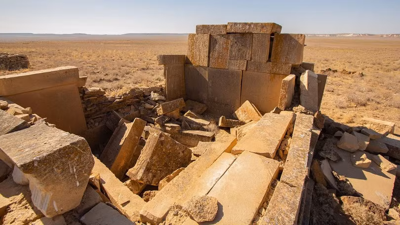 Sa mạc đất sét trải dài qua 3 quốc gia ở châu Á