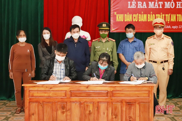 Ra mắt khu dân cư đảm bảo trật tự an toàn giao thông ở Nghi Xuân
