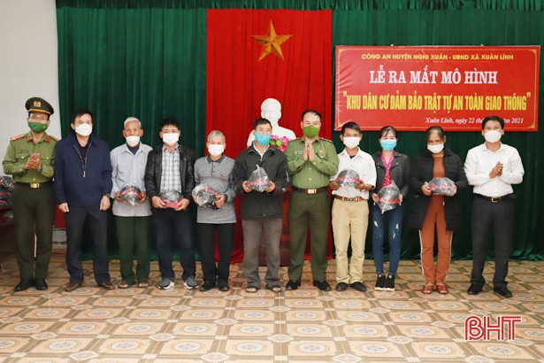 Ra mắt khu dân cư đảm bảo trật tự an toàn giao thông ở Nghi Xuân