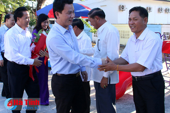 chu tich ubnd tinh ha tinh lam viec voi lanh dao tinh bolykhamxay