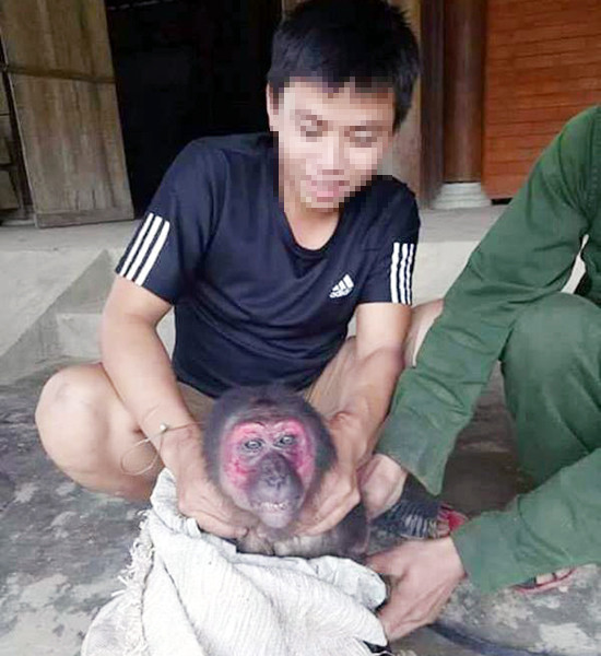nam thanh nien dang anh san bat dong vat hoang da la hoc sinh lop 12