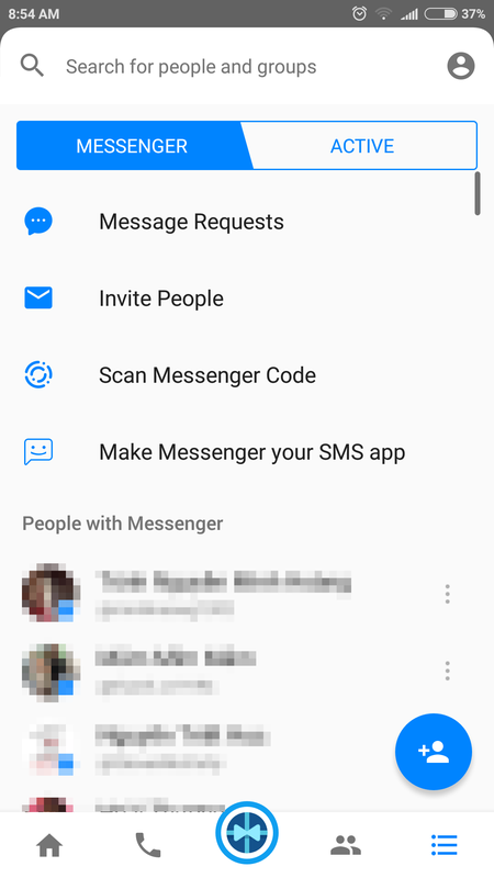 lam sao tro nen vo hinh khi online tren facebook messenger