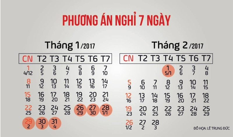 chot lich nghi tet nguyen dan cua hoc sinh tren toan quoc