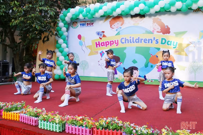 Tết Thiếu nhi vui tươi và ý nghĩa của các bé Mầm non Trí Đức